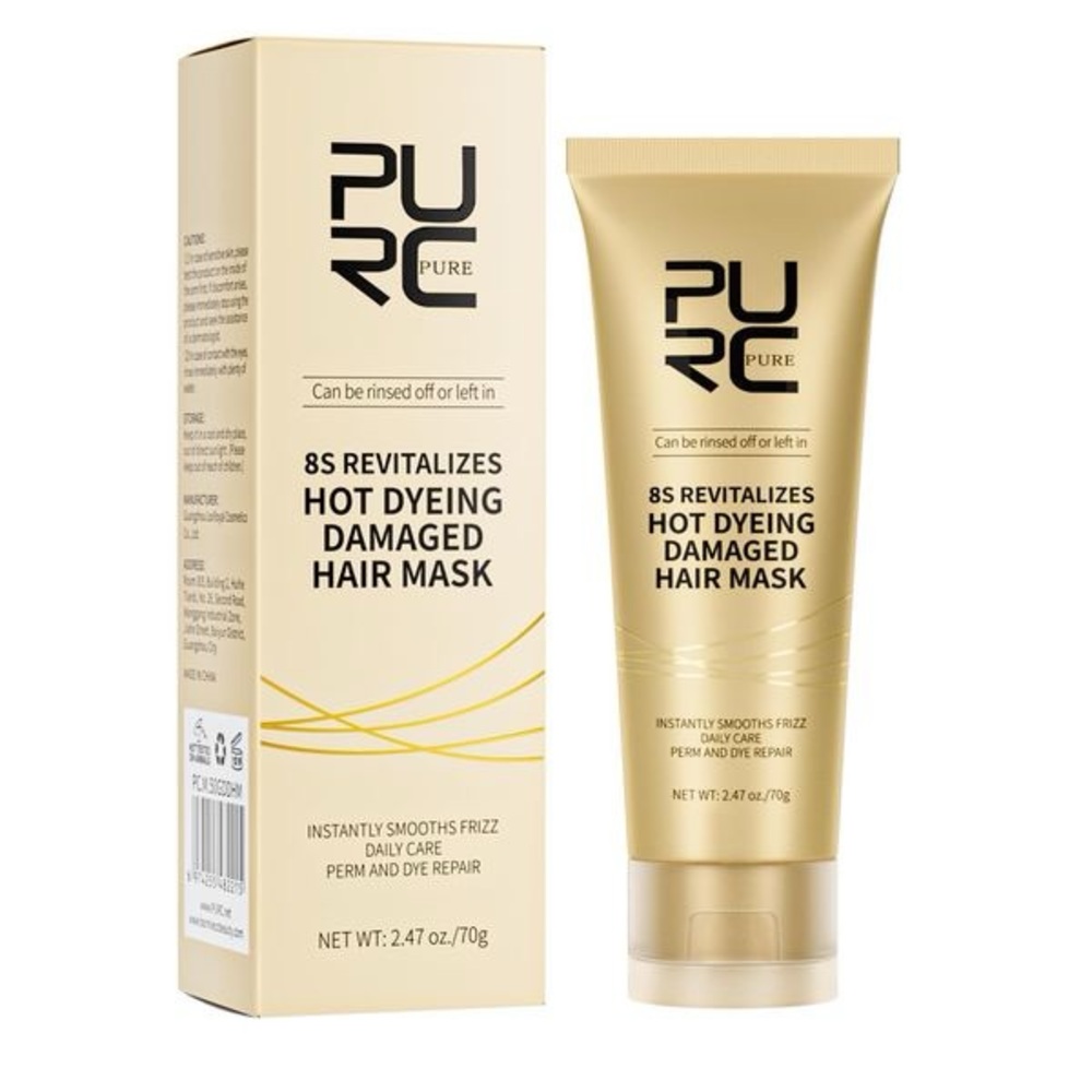 PURC PURE 8S Revitalizes Hot Dyeing Damaged Hair Mask Exp 06/28
